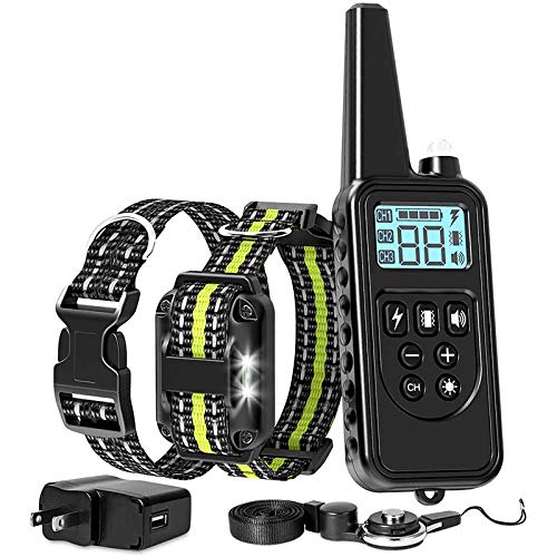 FunniPets Dog Training Collar, 2600ft Range Dog Shock Collar with