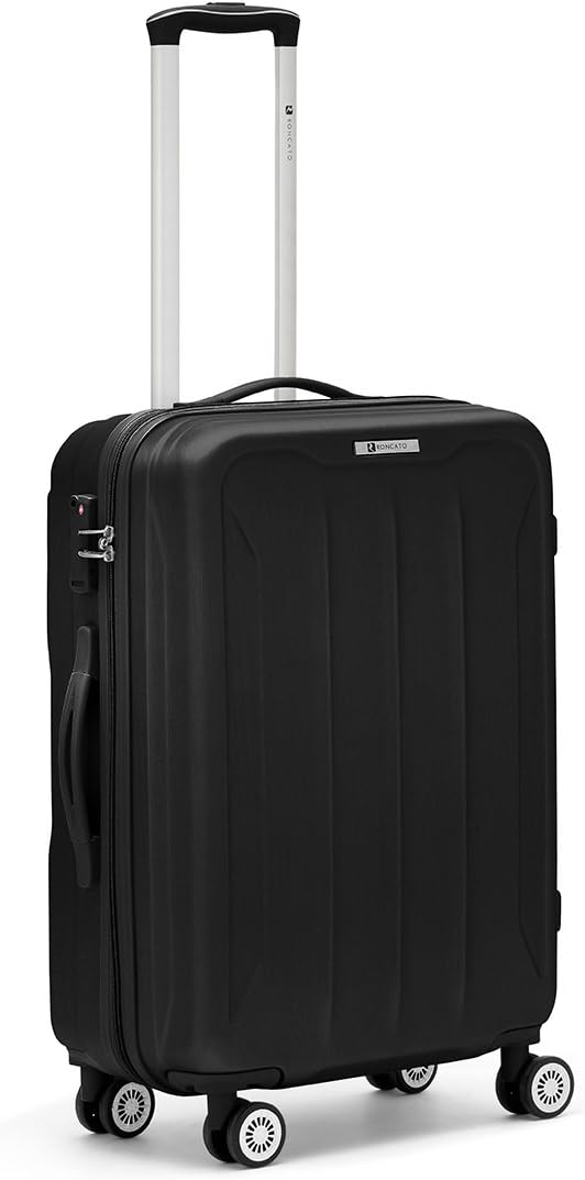 Trolley Rigido Medio Valigia Serie Flight in ABS, 66 cm, Colore Blu Navy