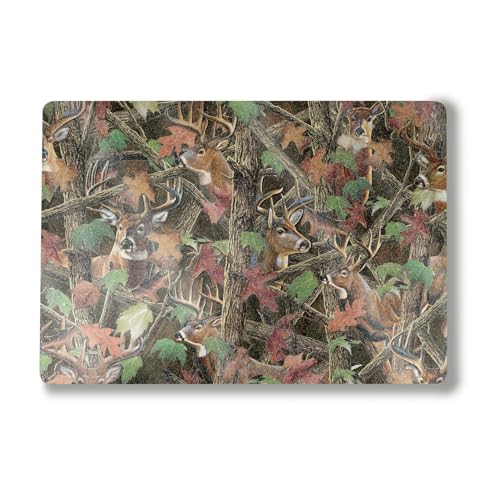 Glossy Glitter Laptop Skin Compatible with Surface Laptop 7 15" (2024) - Buck Camo - Premium 3M Vinyl Protective Wrap Decal Cover - Easy to Apply | Crafted in The USA by MightySkins