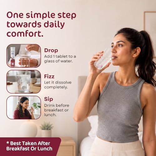 Image of Piles Pure Cola Blast Effervescent Tablets with Nagkesar, Ashwagandha and Moringa for Piles Relief, Hemorrhoid Comfort, Swelling Ease, Gut Calmness and Routine Comfort | 20 Tablets x Pack of 2