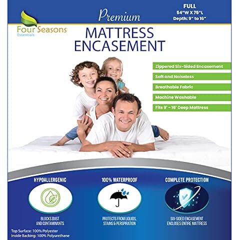 Four Seasons Essentials Full Size Mattress Protector Cover