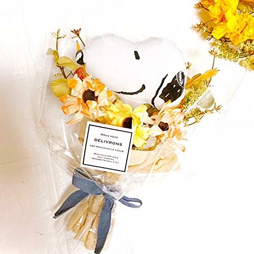 Amazon スヌーピーnatural ブーケ ギフトに Natural 造花 オンライン通販