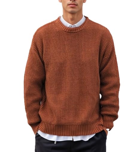 Men Knitted Pullover Sweater Warm Winter Autumn Long Sleeve