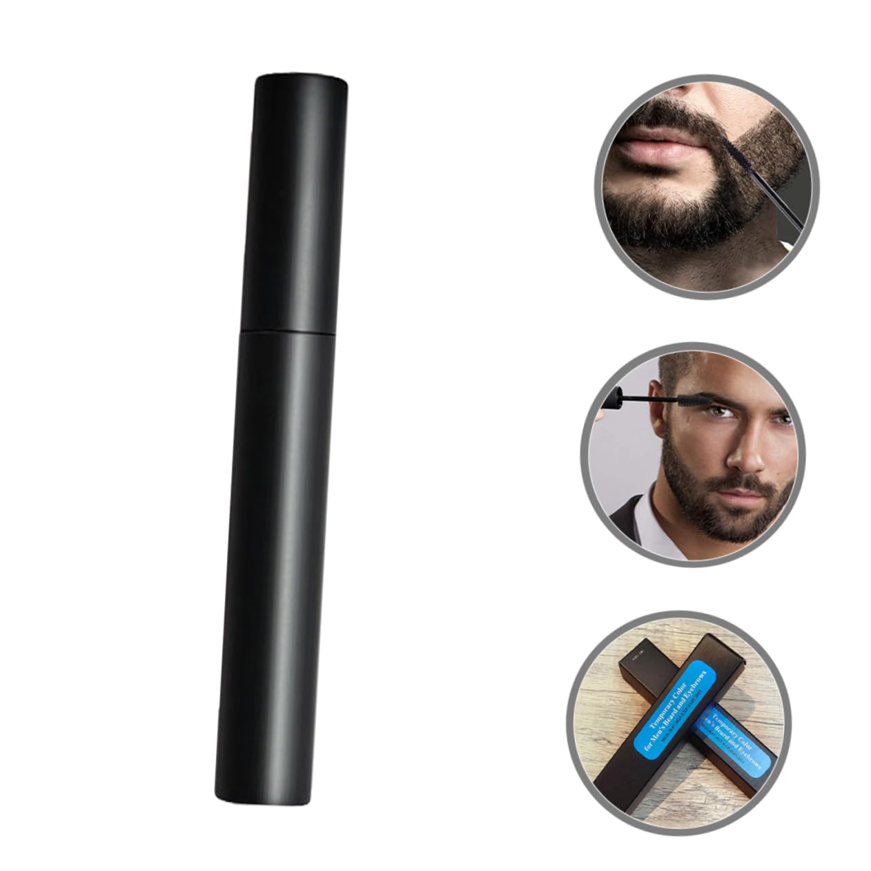 MERRYHAPY Crema y Cepillo Para Cejas Temporales Para Hombres Tinte Para y Bigote Tinte Para Cejas Salón De o Hogar