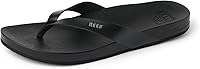 REEF Women's Cushion Court Flip Flops - Vegan Leather Straps, Max Comfort Footbed with Arch Support & Rebound