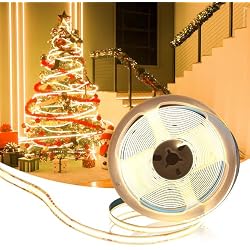 Amazon.com: Muzata 16.4FT/5Meter COB LED Spotless Warm White Strip