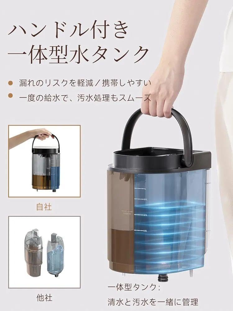 リンサークリーナー カーペットクリーナー 強力吸引力 大容量水 タンク