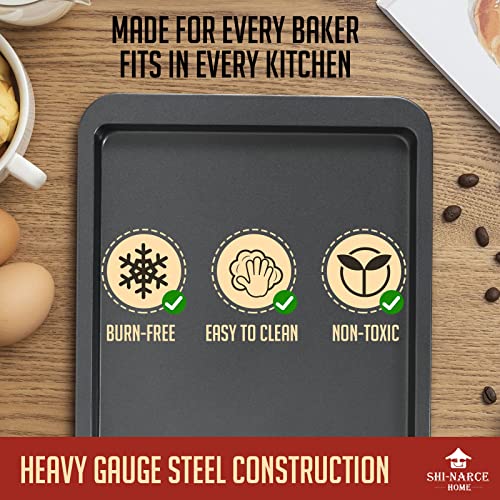 Narce 8-Piece Nonstick Bakeware Set | Chef Favorites:nonstick Baking Sheets,Loaf,Muffin,Pizza Pan,Pie Pan,Springform| #TOP2