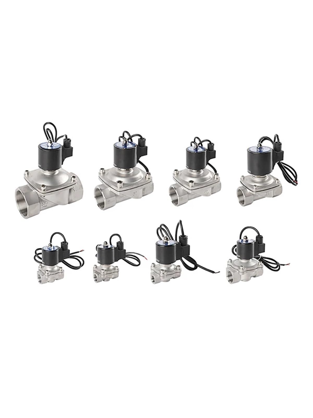 NYRXRYTCA Underwater Fountain Solenoid Valve Stainless Steel Normally Closed IP68 Waterproof Electric Control Water Valve 12V 24V(12VDC-NORMALLY CLOSED)