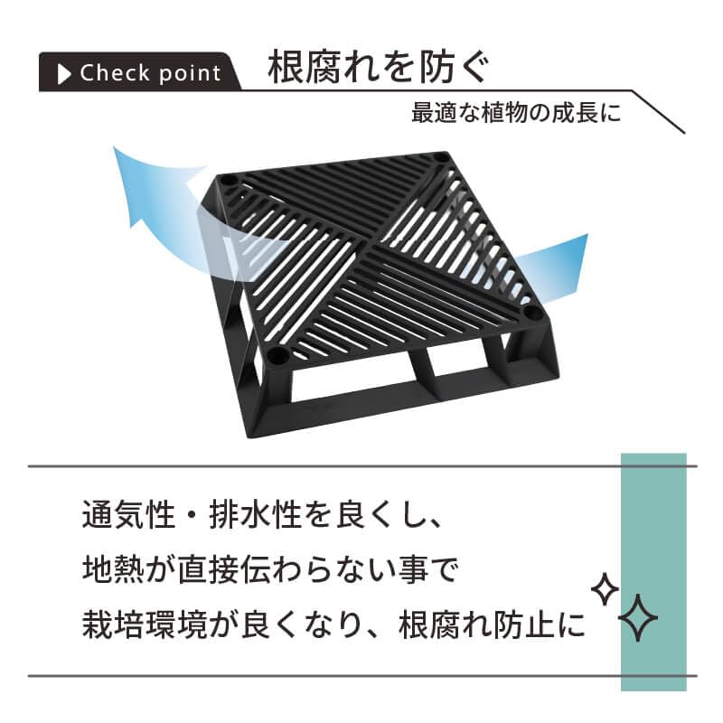 Amazon.co.jp: DAIM ブラックベース 20cm 1個入りフラワースタンド