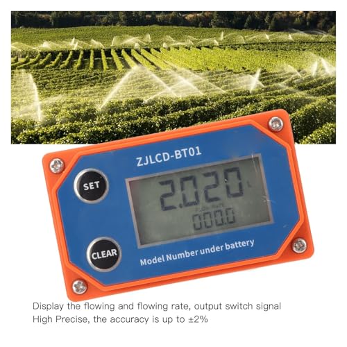 Débitmètre d'eau DN15 en acier inoxydable avec affichage numérique pour irrigation - 4