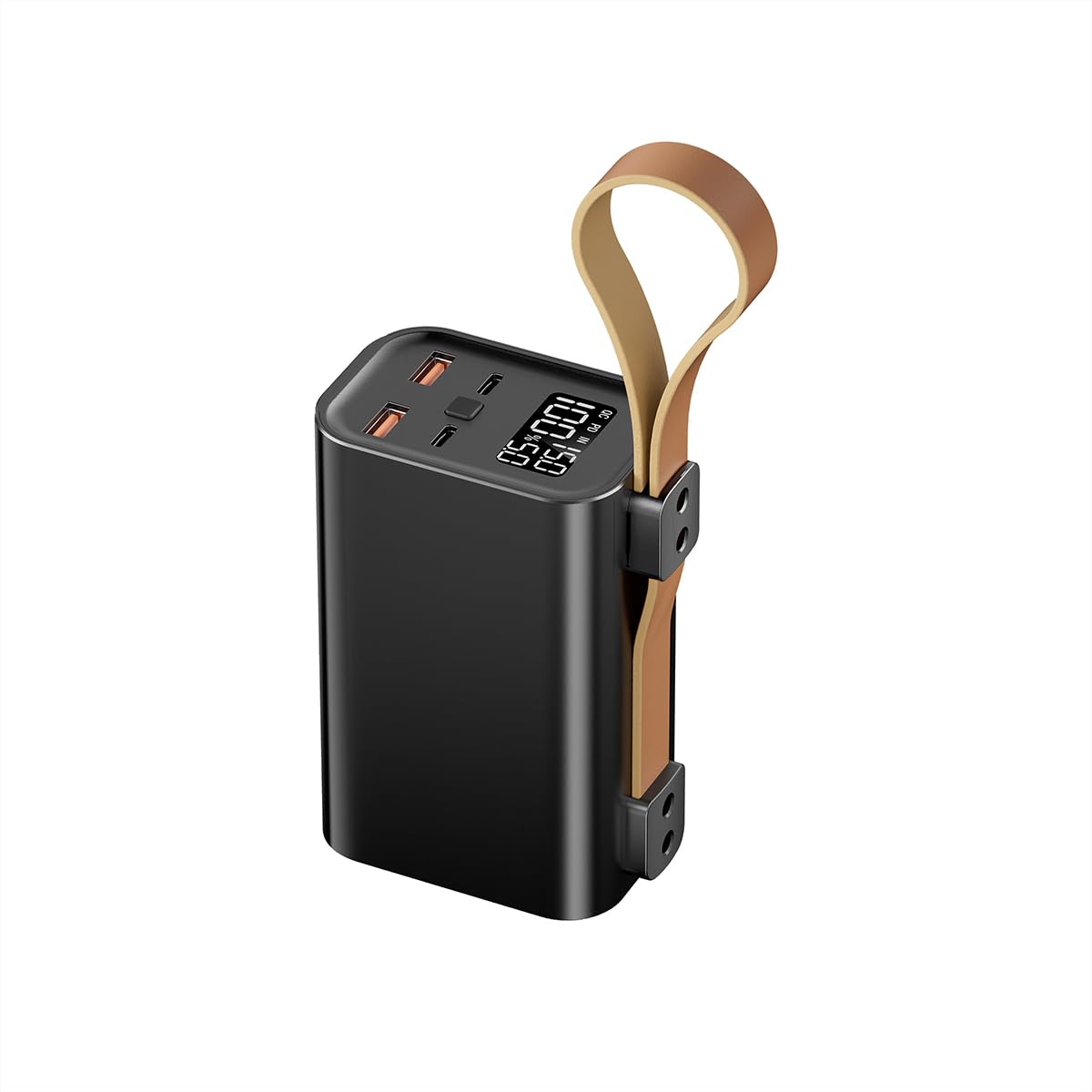 Dangbei 27000 mAh Powerbank für Dangbei Freedo-Projektor (ASIN: B0DM635S3N), Tragbares Power Bank 65W Schnellladung (USB C Input&Output), Externe Handyakkus mit Licht und LED Display, 11,3x8,2x5 cm