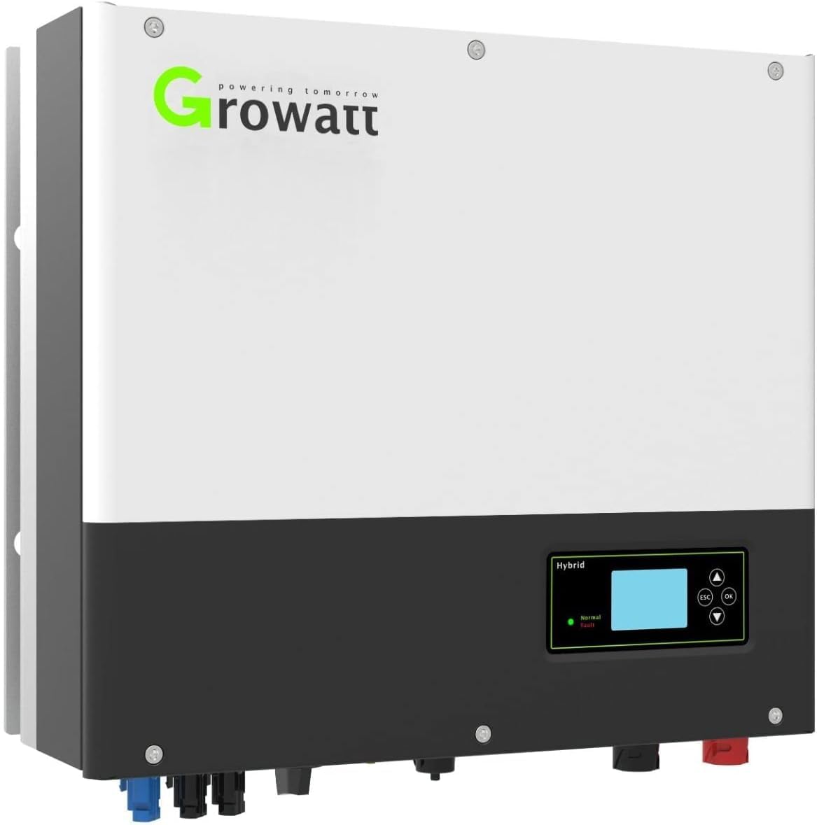 Growatt 10kW Hybrid-Wechselrichter SPH 10000TL3 BH UP – 3-phasig, 2 MPP Tracker – mit Option für eine Solaranlage mit PV- Speicheranbindung