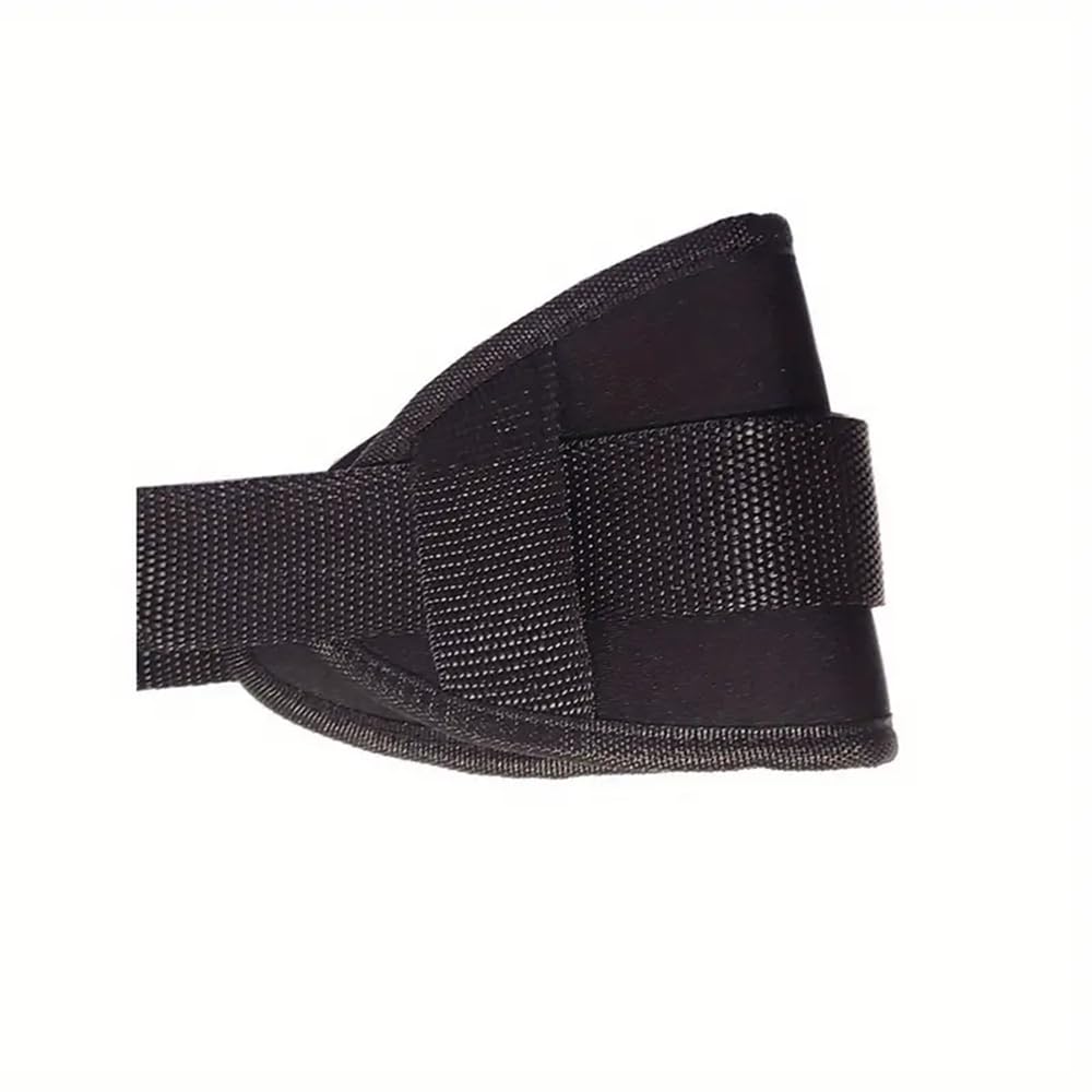 1 set di set sportivi per esercizi per gambe yoga in nylon nero per esercizi per le gambe