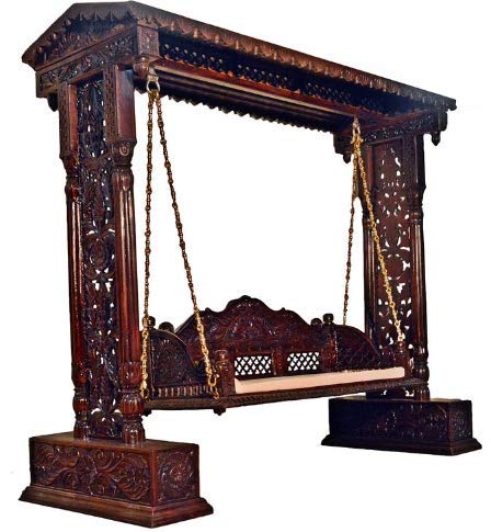 Shilpi Wooden Hanging Swings/Jhoola/Jhula/Zula with Melamine Coating ...