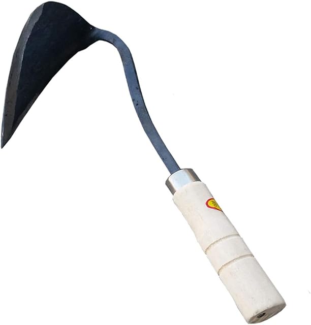 HANSHIN Premium Forged Gardening Hand Plow Hoe, Korean Daejanggan Style Ho-Mi(Weeding Sickle) for EZ Digger Tools (1)