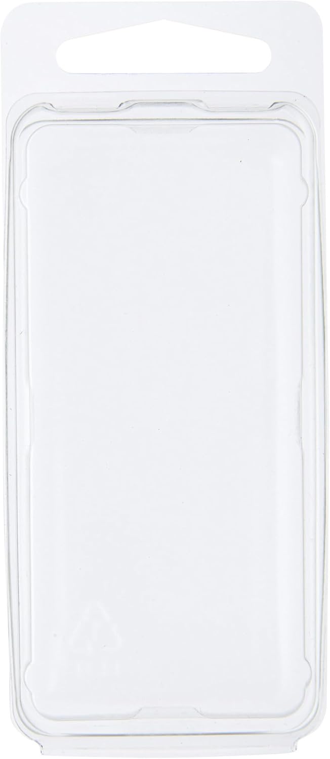 Collecting Warehouse Clear Plastic Clamshell Package / Storage Container, 3.1875" H x 1.3125" W x 0.75" D, Pack of 100