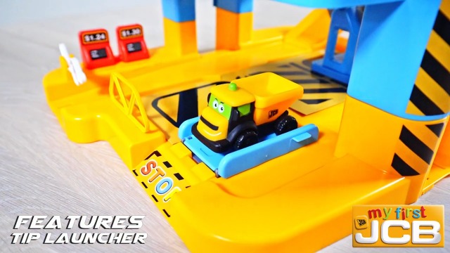Teamsterz JCB My First Construction Site | 3 Level Garage