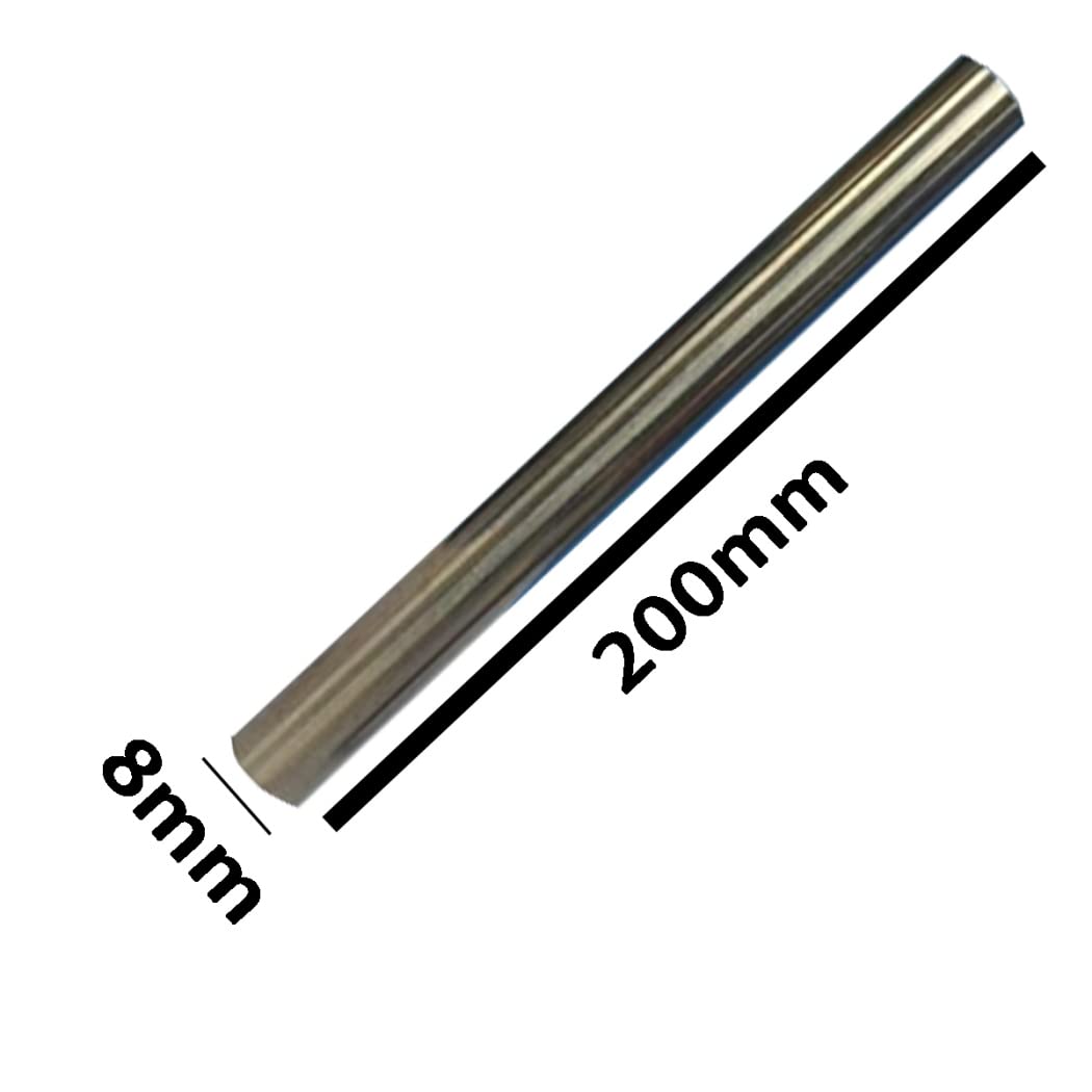 Varilla De Tungsteno Redonda Sólida Varilla De Tungsteno Puro Varilla De Tungsteno Varilla De Aleación De Tungsteno Longitud 200mm Diámetro 0.2mm a 9mm,Diameter 8mm