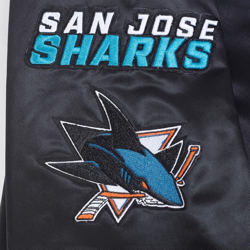 Image of Pro Standard Mens NHL Old English Satin Jacket