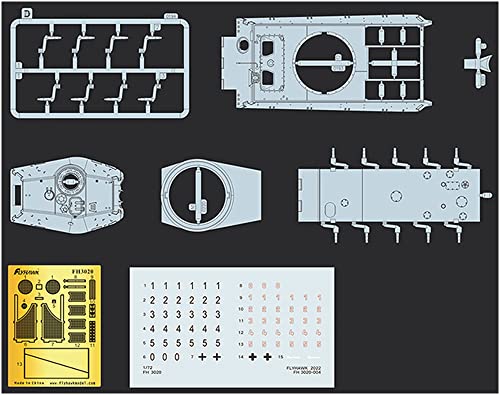 Flyhawk Pz.Kpfw. VI Ausf. B maquette de char militaire échelle 1/72 - 5