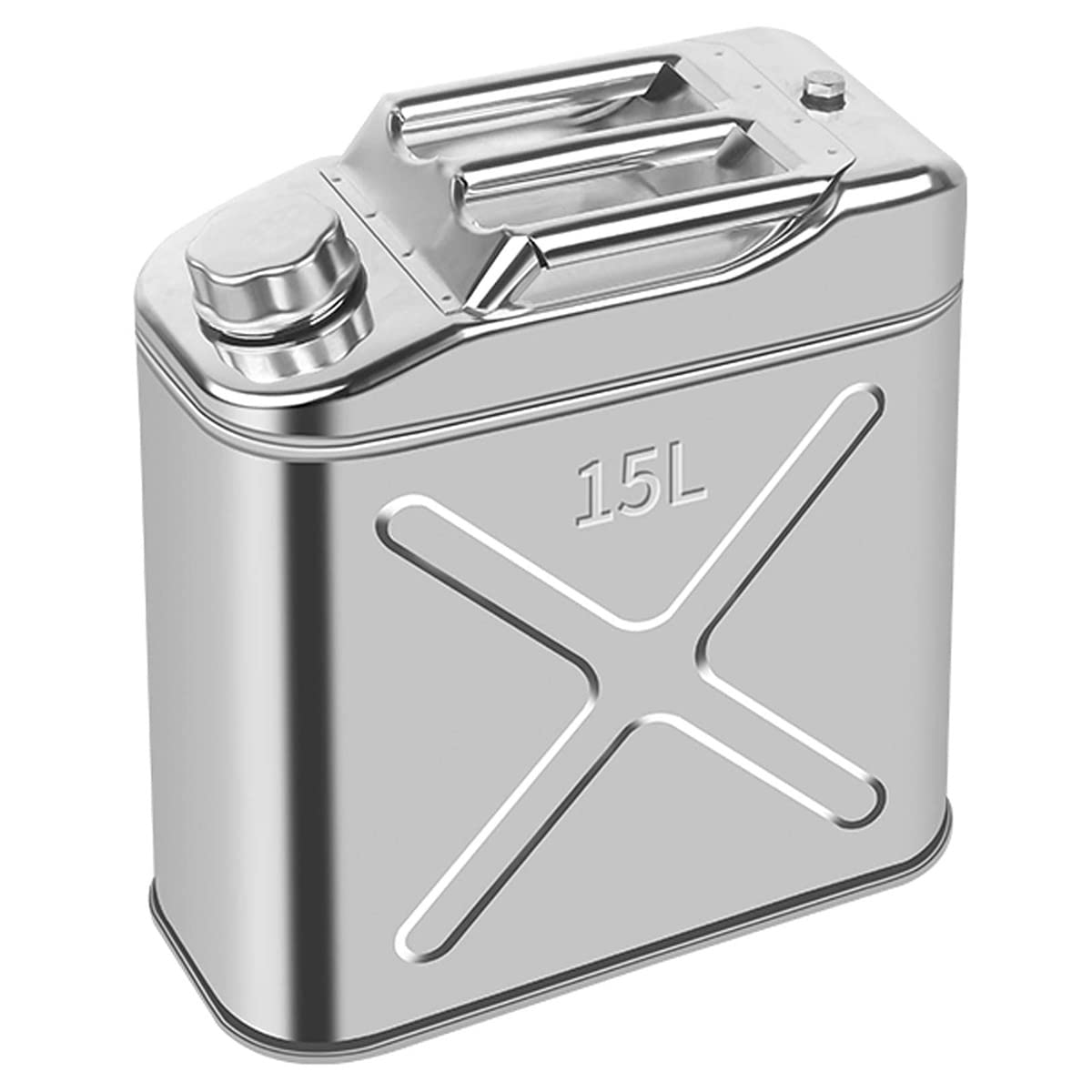 Bidon en acier inoxydable 304 portable de 10L à 15L pour le transport de carburant diesel