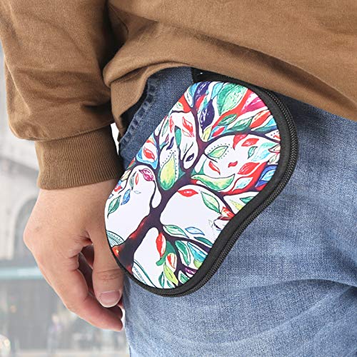 Alomejor Custodia per Occhiali con Gancio per