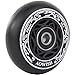 AOWISH 68mm 90a Ripster Wheels w/Bearings ABEC-9 for Mini Ripstik, Ripstick Mini, 2-Wheeled Caster Board, Carving Casterboard, Wave Board, Rolling Luggage (Set of 2) (Black)