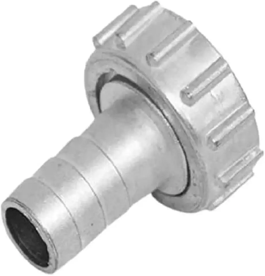 Bico de Torneira 3/4 Metal para Mangueira Prateado Ideal para Torneira Mangueira Jardim Quintal Lavanderia com Durabilidade Resistente Facilidade para seu dia a dia Premium