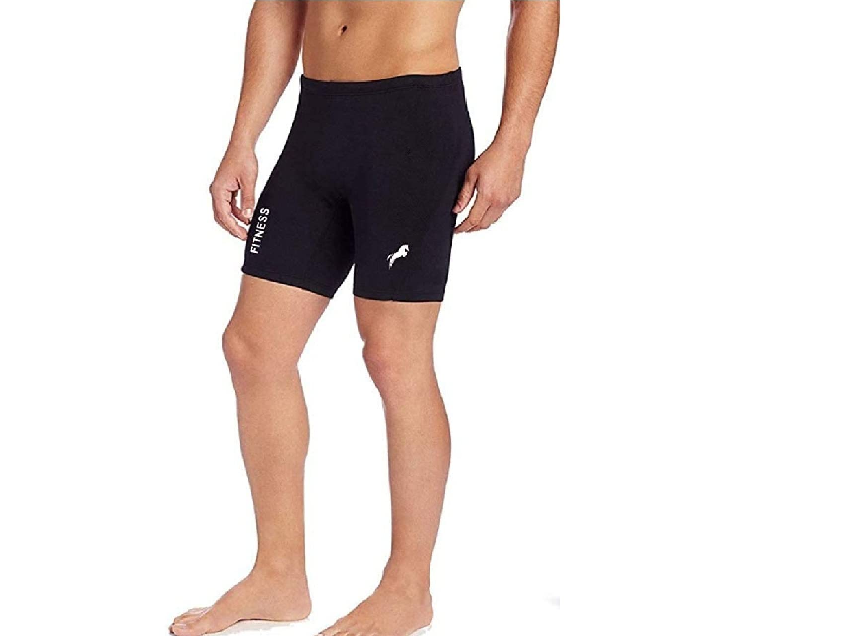 Swimwear Swimming Shorts Trunk for Men (XL, 1) Black