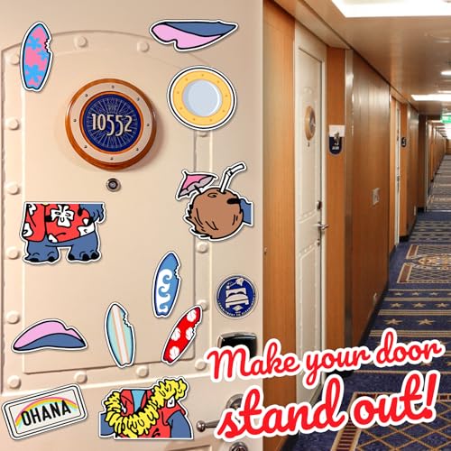 Imanes decorativos grandes para puertas náuticas 11 piezas miniatura 4