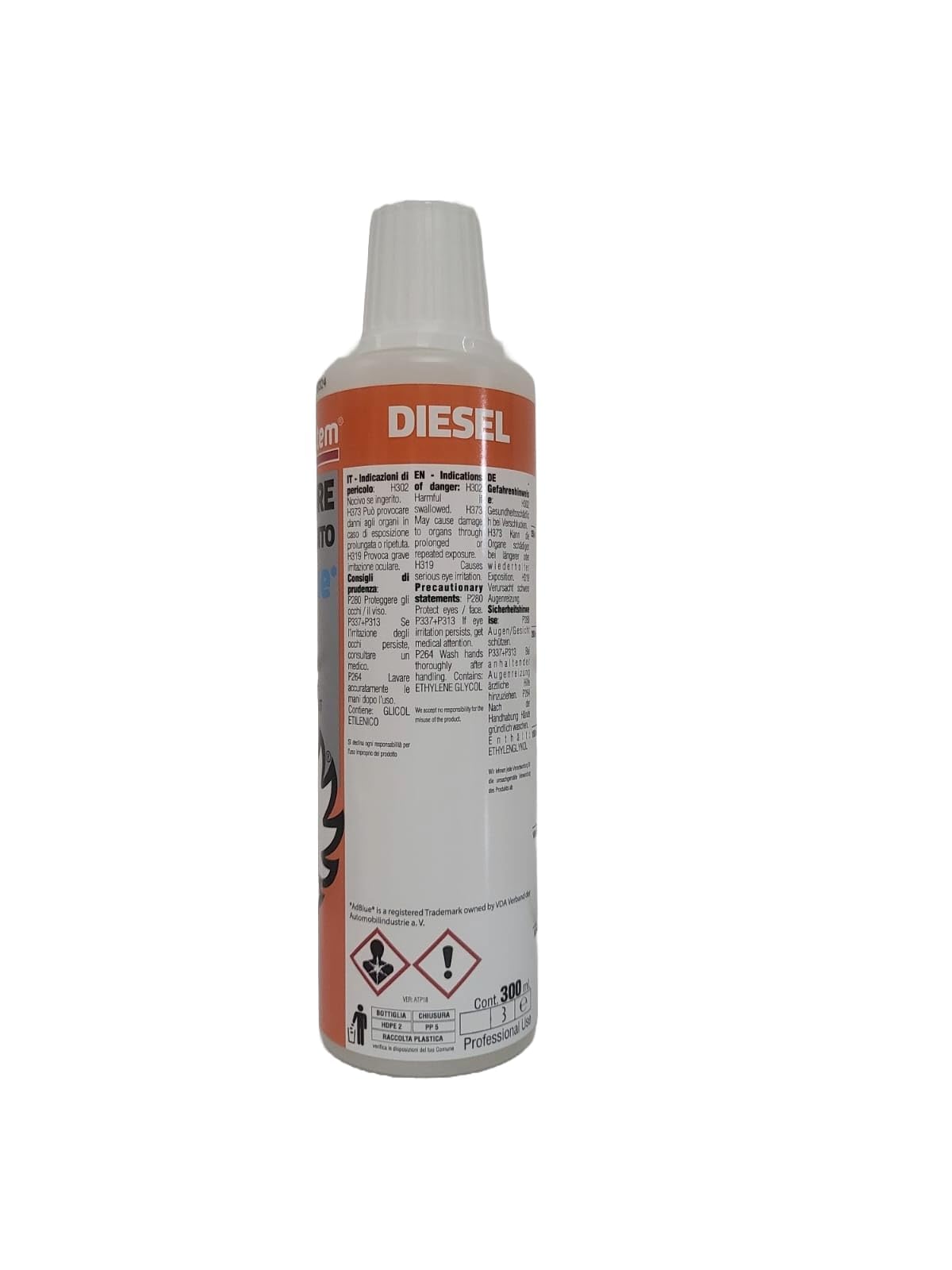 EUREX MOTORSISTEM ADDITIVO per ADBLUE Diesel ml. 300 cod. 2151 (2)