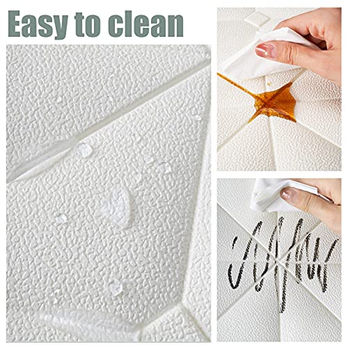 Wadile 3D Peel And Stick Wallpaper, 3D Wall Panels Self Adhesive, Removable Wallpaper Waterproof Pe Foam Paintable,For Bedroom/Living Room/Kitchen/Tv Wall And Home Decoration(18Pack) #TOP2