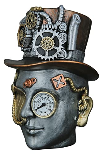 Figurine decorative argentee Casablanca resine design 20cm - 4