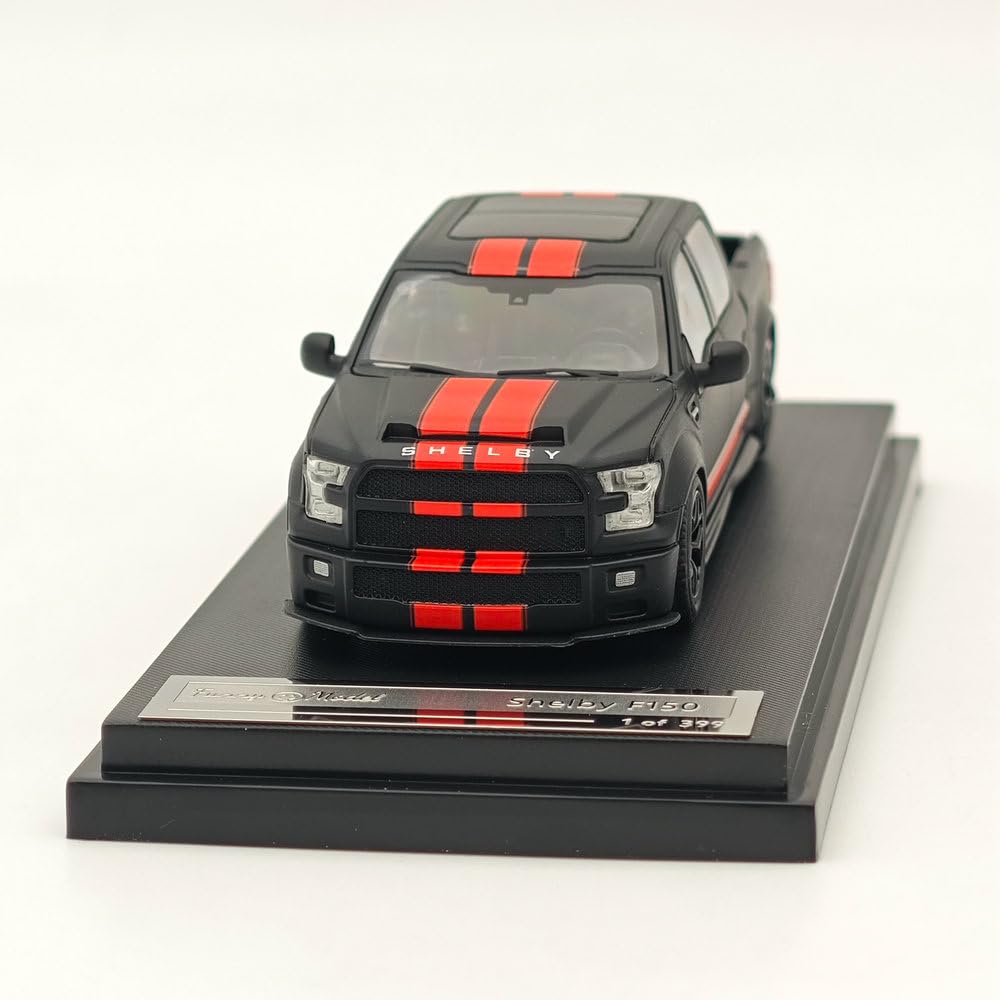Funny Model 1:64 Shelby F150 Shelby Super Pickup Black Diecast Models Car Limited Collection