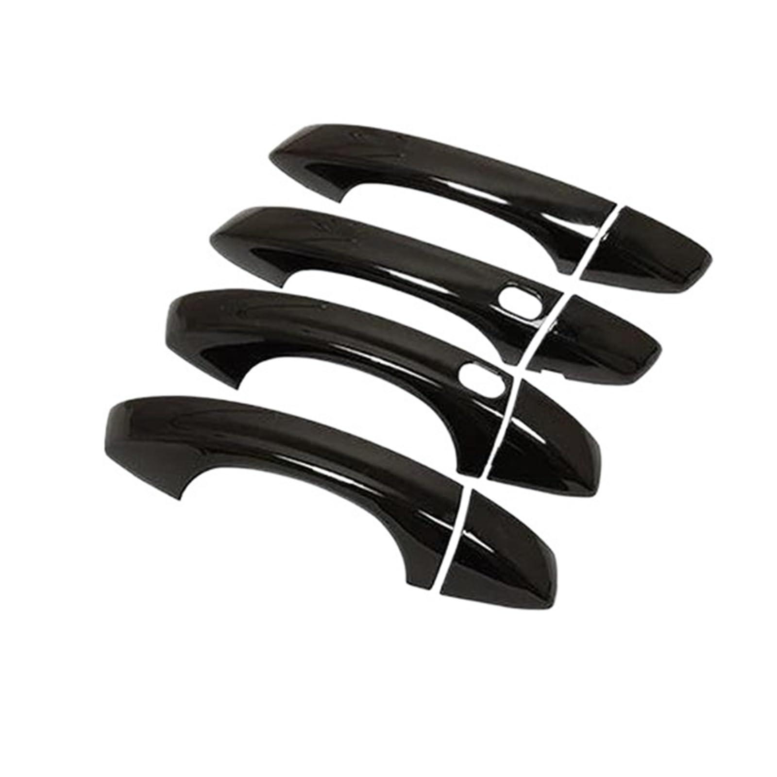 ATGCBCAUF Car Exterior Door Handle Covers Protective for Skoda for Octavia 5E MK3 2012-2019 Car Exterior Door Handles(C 4Handle 2 Buttons)
