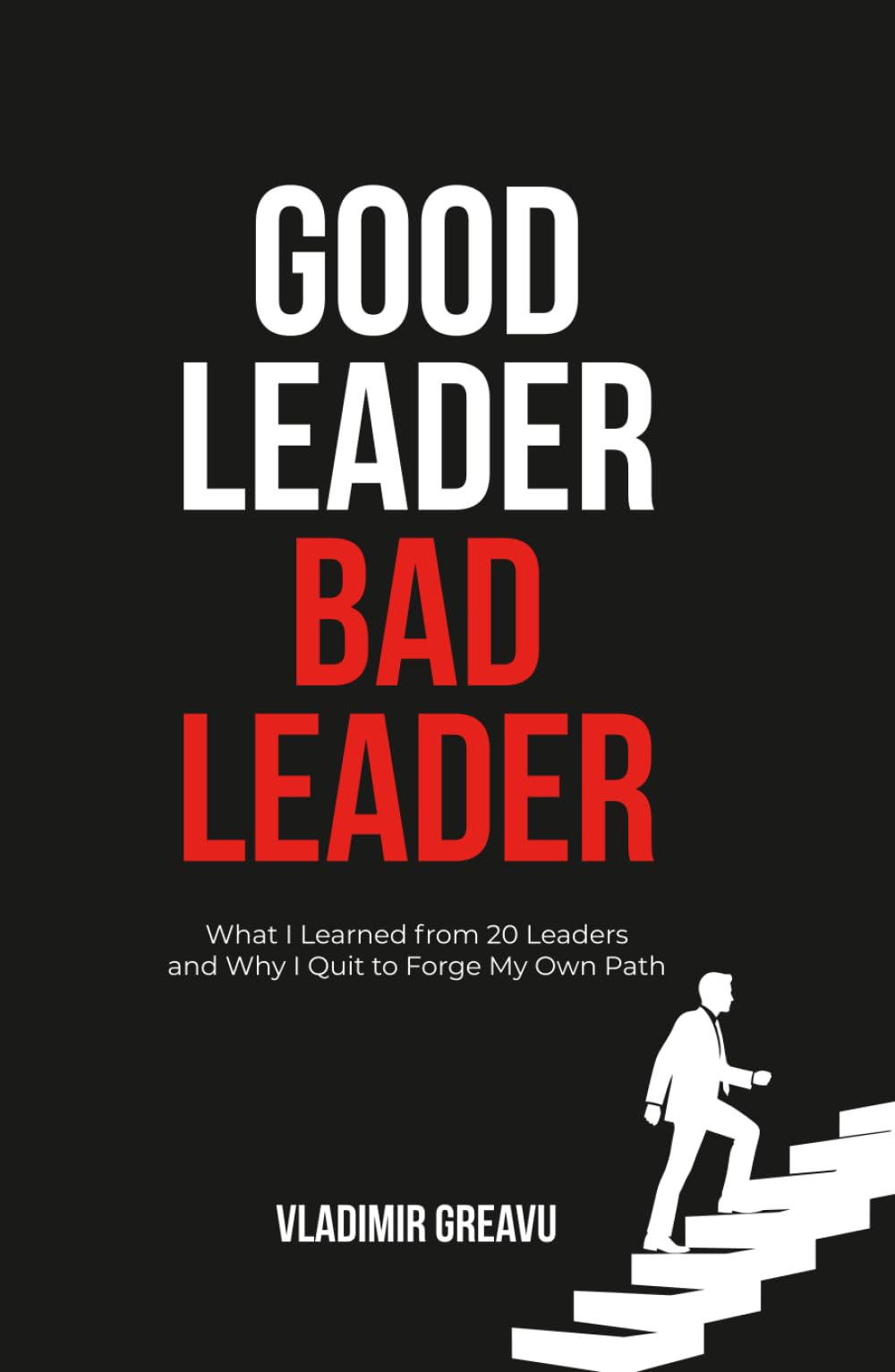 GOOD LEADER, BAD LEADER: What I Learned from 20 Leaders and Why I Quit to Forge My Own Path