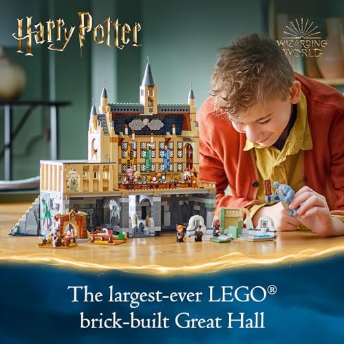 LEGO Harry Potter Hogwarts Castle: The Great Hall, Castle Toy Playset with 11 Minifigures, Harry Potter Collectible, Magical Gift for Boys, Girls or Any Fan, Harry Potter Toy for 10 Year Olds, 76435 - Image 3