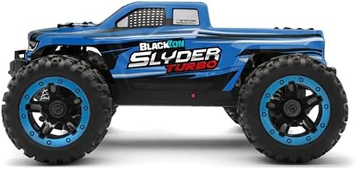 Miniatura 2 de Blackzon 540201 - Camión Monster sin escobillas Slyder MT Turbo 116 4WD, azul