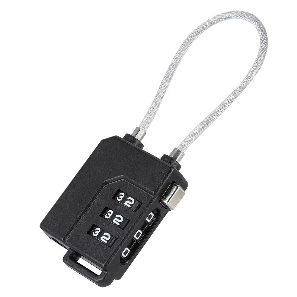 Lucchetti a combinazione， Lucchetti per valigie Lucchetto con codice, lucchetto con combinazione a 3 cifre, lucchetto for armadietti, lucchetto for cassetti, lucchetto elettronico, lucchetto con filo