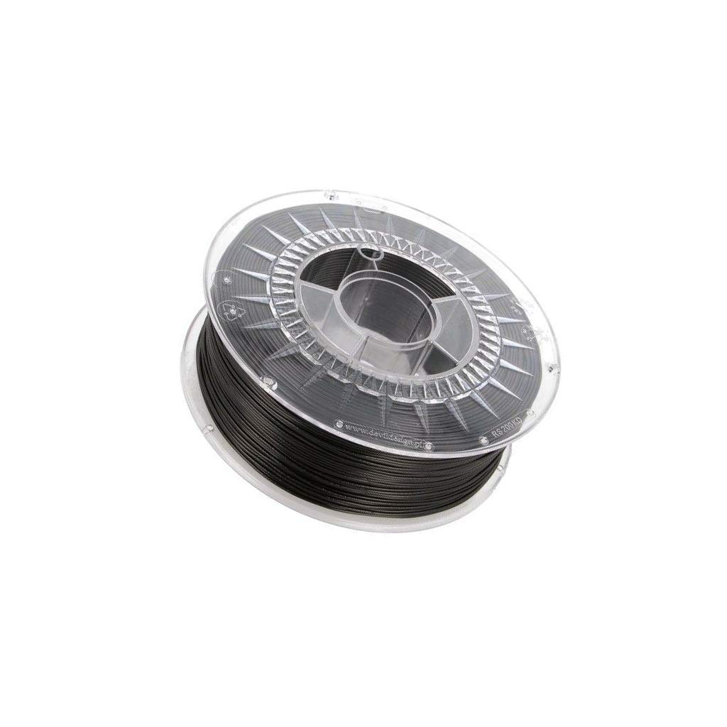 TPU-1.75-BLACK FiLmnt: TPU 1,75mm schwarz Temp.Druck: 210-230°C 1kg ±0,05mm DE