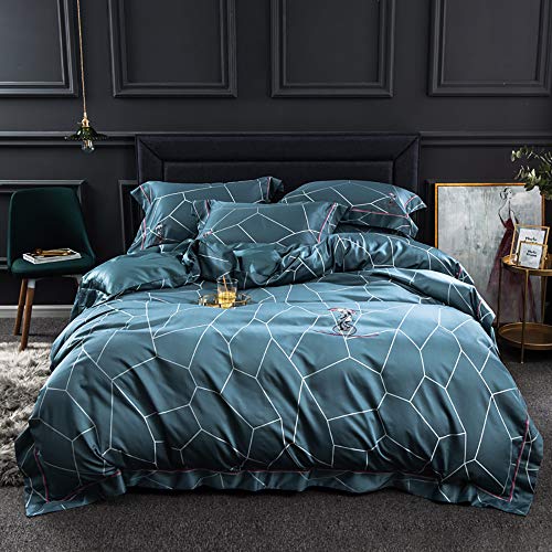 Parure de lit Double en coton pour une chambre parentale cosy et moderne