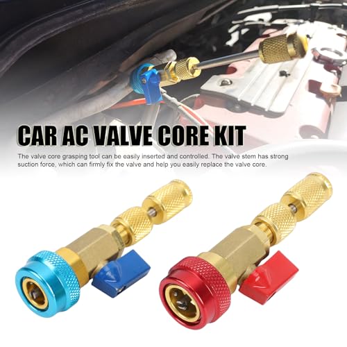 Aramox Set para Remover Núcleo de Válvula R134A, 31 Piezas miniatura 4