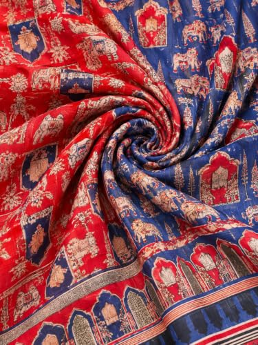 Image of Leriya Fashion Kurta Sets for Woman | Printed Jaipuri Ajrakh Kurta Set With Dupatta for Women | Kurti Set for Woman | Anarkali Suit for Women | Traditional Anarkali Salwar Suit for Party Outfits Kurtis