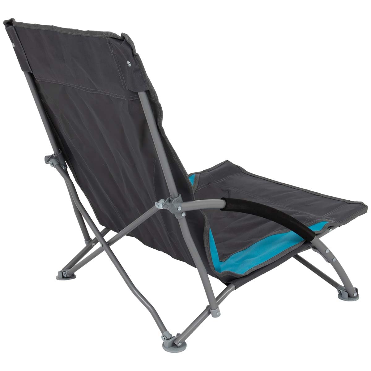 Bo-Camp - Beach chair - Compact - Bleu/gris