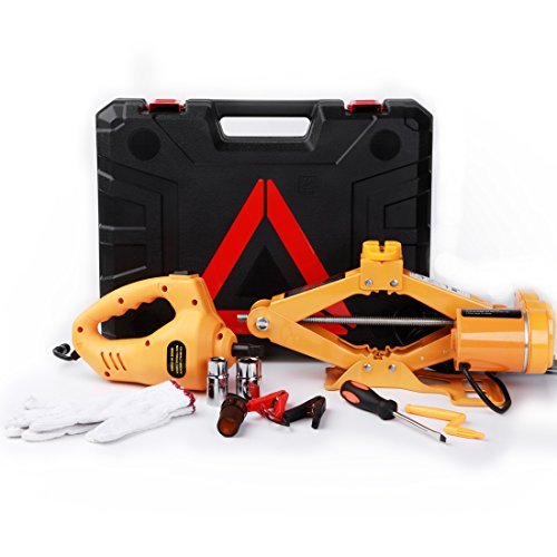 Electric hydraulic jack Set 12v by ROGTZ Allinone Automatic 3 Ton car