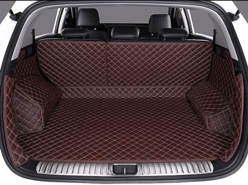 適合 マツダCX-5 KF系 2017年2月-2025年 トランクマット 3Dフルカバーカーゴマット XPE レザーラゲージトレイ 防水 耐汚れ 荷台マット 車種専用設計 車のトランクマット 全天候対応 取り付け簡単 カーアクセサリー 内装カスタム(茶色)