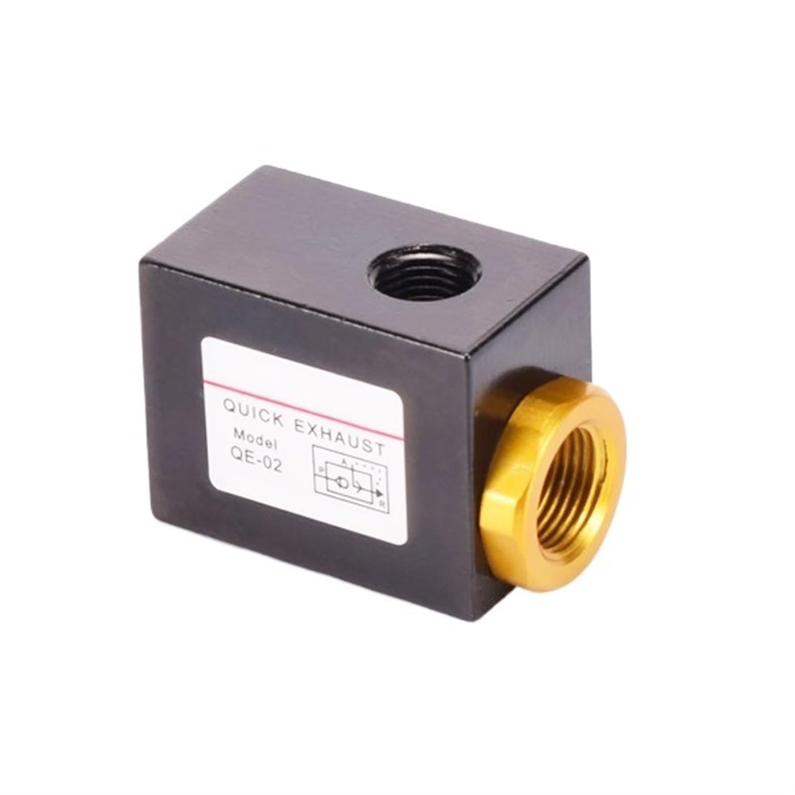 1 Pz QE-02 QE-03 QE-04 Valvola di Scarico pneumatica valvola di Scarico 1/4 "BSPT Valvola limitatrice di Pressione di Scarico rapido(QE-03)
