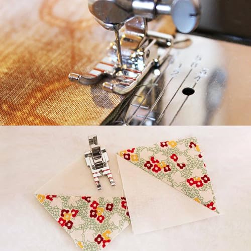 Prensatelas de patchwork 1/4" metal para máquina de coser miniatura 4