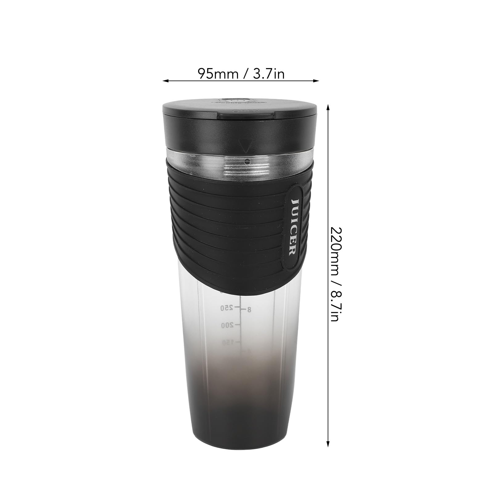 Mini Mélangeur de Voyage, capacité de 460 Ml, Mélangeur Portable Puissant, Presse-agrumes Rechargeable avec Paille en Silicone, Mélangeur de Fruits électrique Personnel pour